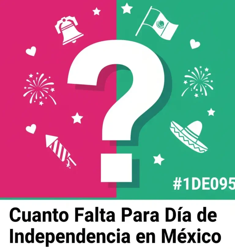 Cuanto Falta Para Día de la Independencia en México