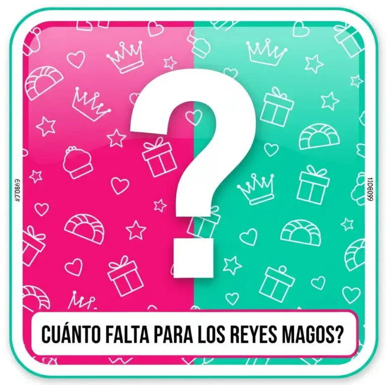 Cuánto Falta Para Los Reyes Magos