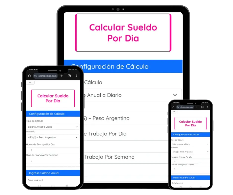 Calcular Sueldo Por Dia