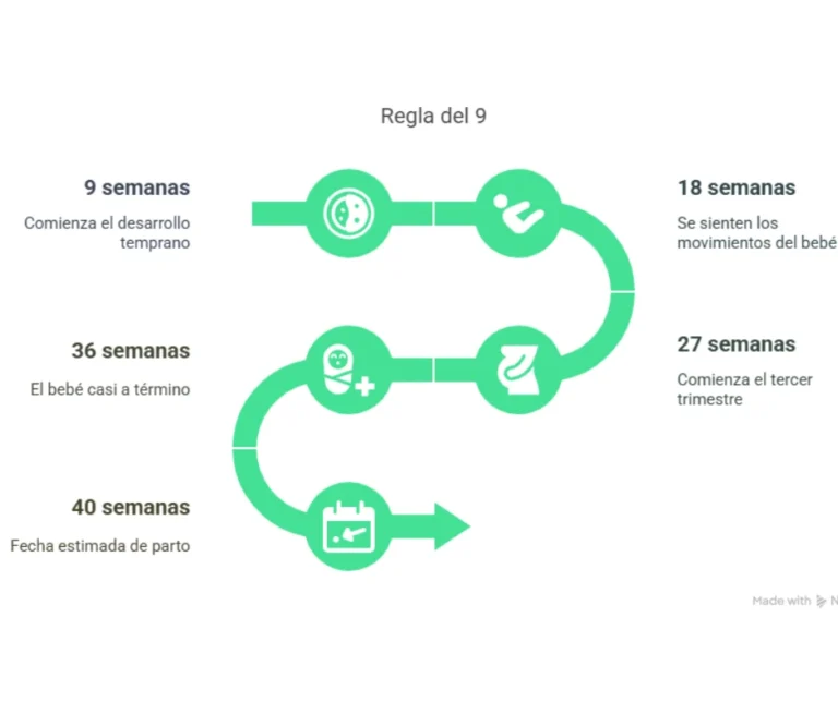 El embarazo dura 9 meses, divididos en 3 trimestres de 3 meses cada uno_ - visual selection