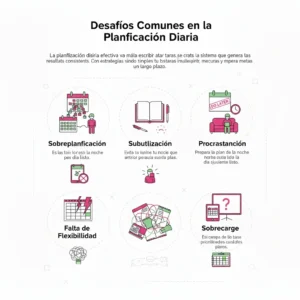 Desafíos Comunes en la Planificación Diaria
