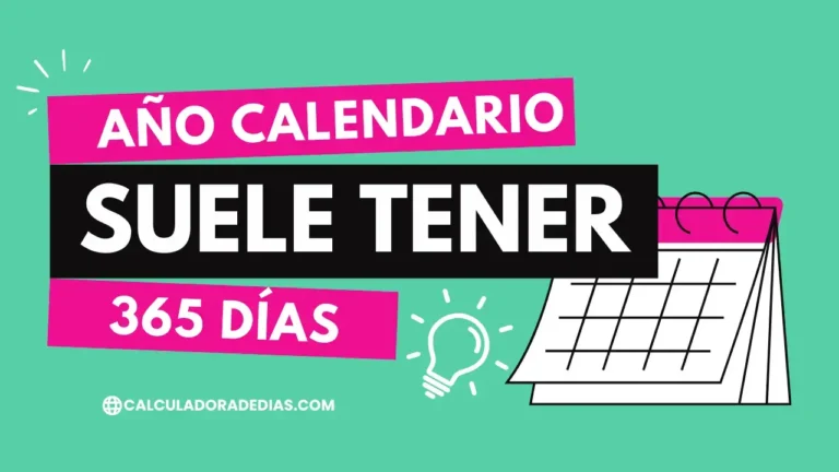 ¿Por qué un año Calendario Suele Tener 365 Días