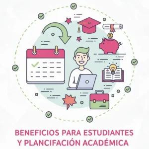 Beneficios para estudiantes y planificación académica