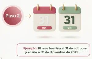 Paso 2 Identifica el Final del Período