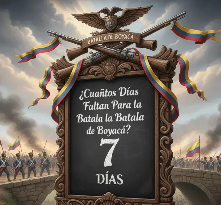 ¿Cuántos Días Faltan Para la Batalla de Boyacá