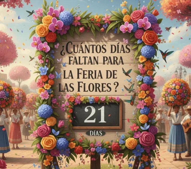 ¿Cuántos Días Faltan Para la Feria de las Flores
