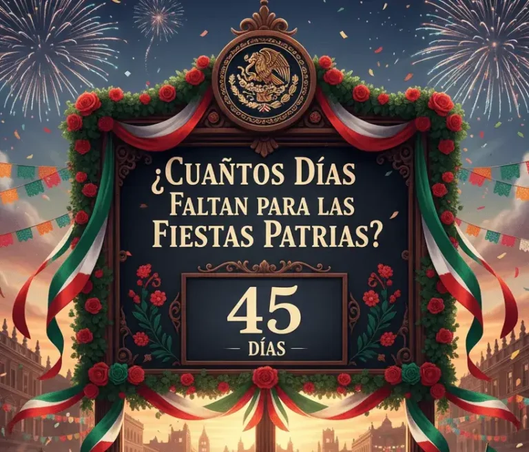 ¿Cuántos Días Faltan Para las Fiestas Patrias