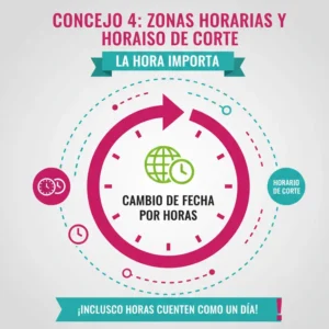 4. Zonas horarias y horarios de corte