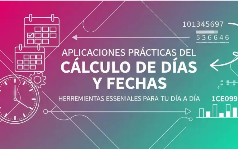 Aplicaciones Prácticas del Cálculo de Días y Fechas