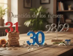 Comprender Las Diferencias en la Duración de Los Meses