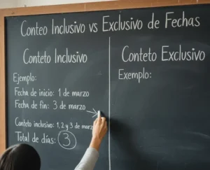 Conteo Inclusivo de Fechas
