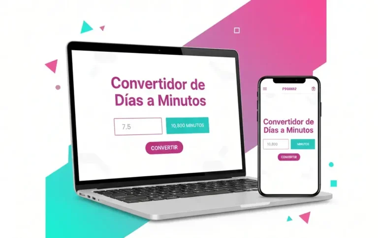 Convertidor de Días a Minutos