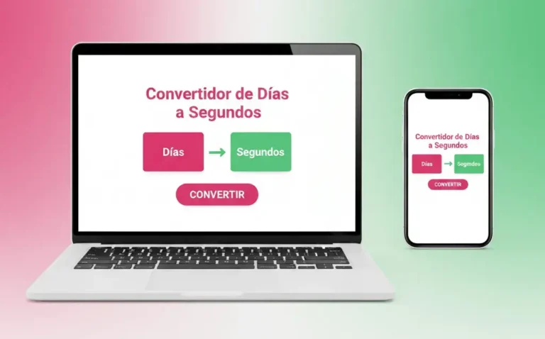 Convertidor de Días a Segundos