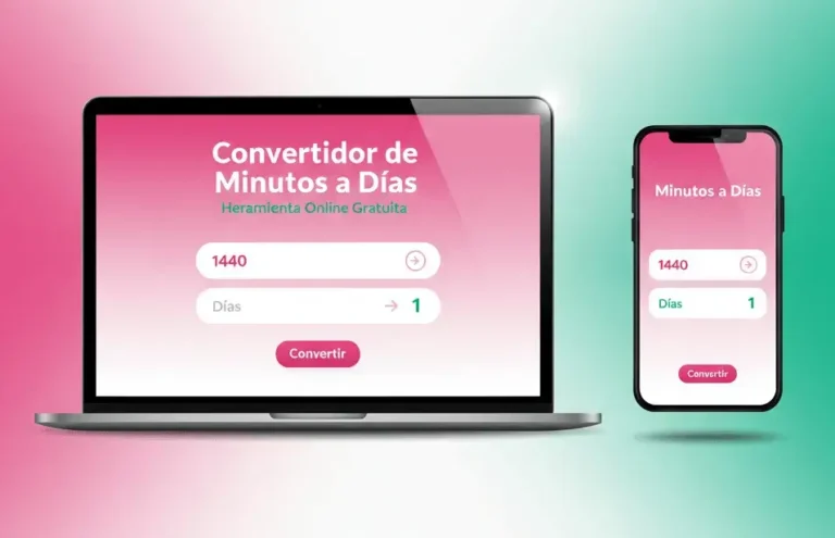 Convertidor de Minutos a Días