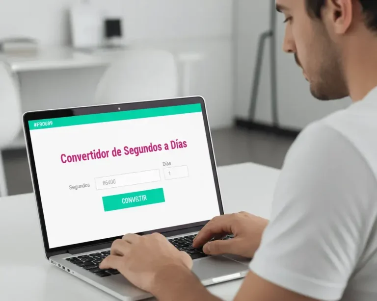 Convertidor de Segundos a Días