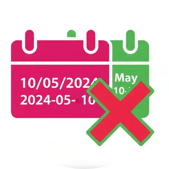 Mezclar Formatos de Fecha