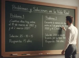 Problemas de Cálculo de Diferencia de Fechas