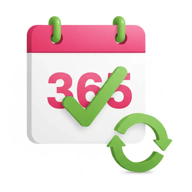 Suponer años siempre de 365