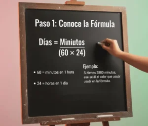 Usando la Fórmula de Conversión Manual