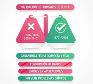 Validación de Formatos de Fecha