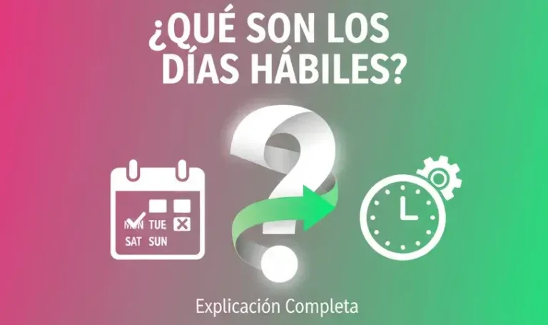¿Qué Son Los Días Hábiles Explicación Completa