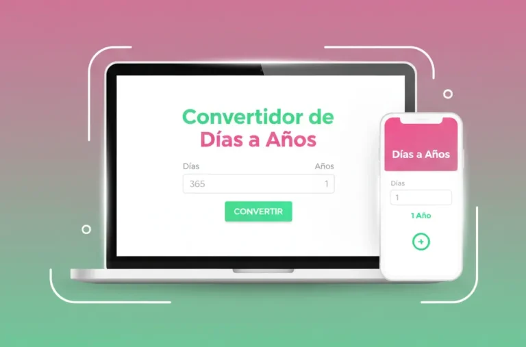 Convertidor de Días a Años